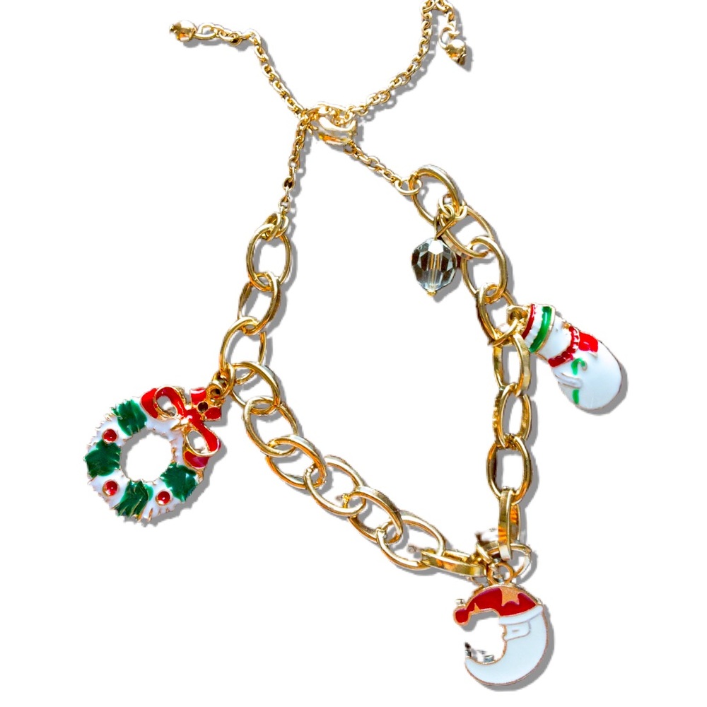 Bracelet | Christmas 🎄 Charms On Gold